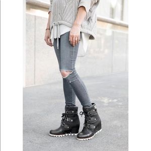 🌈Sorel JOAN OF ARCTIC WEDGE MID X CELEBRATION 7.5
